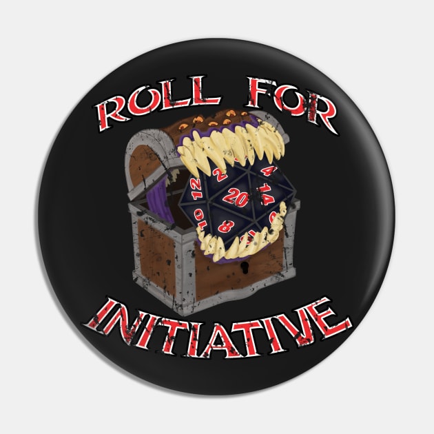 Roll for Initiative Pin by Flashpool