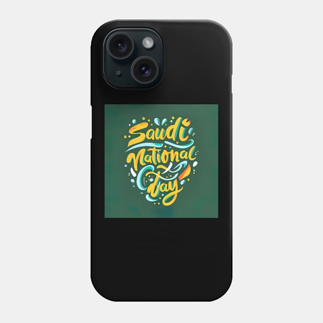 Saudi National Day Phone Case by Maverick Media