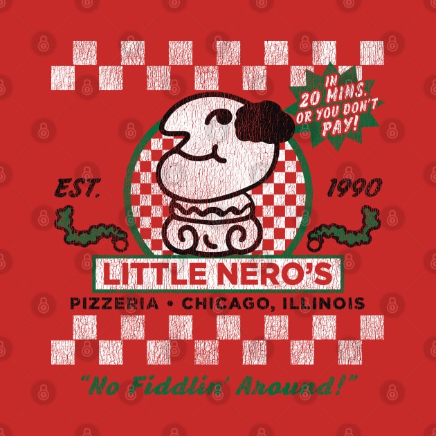 Little Nero's Pizzeria Worn Out by Alema Art