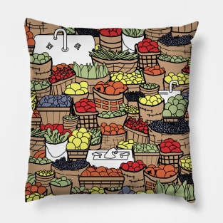 Produce Wash - Summer Brights Pillow