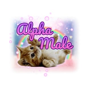 Alpha Male Cat Meme T-Shirt