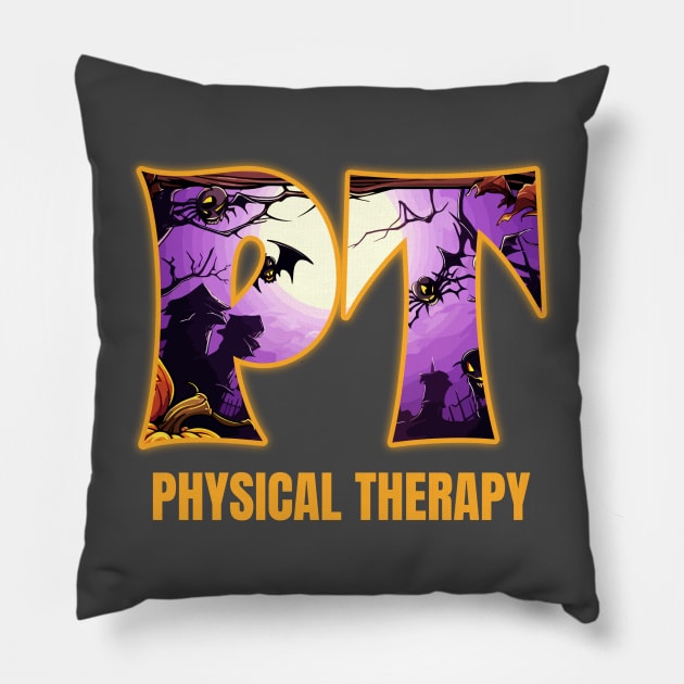 Physical Therapist - Halloween Night Style Pillow by Real Pendy