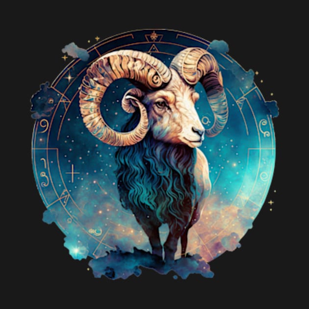 The Fiery Ram, Aries Zodiac Sign by Petko121212