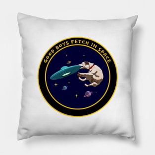 Space Enthusiasts and Dog Lover Pillow