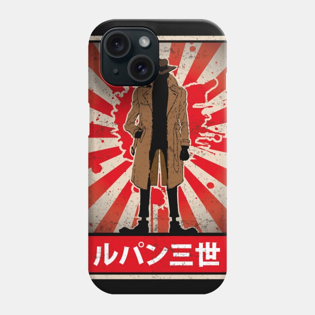 Zenigata Manga and Anime Lupin The Third Phone Case by TEEWEB