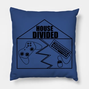 House Divided - PC VS Console Pillow