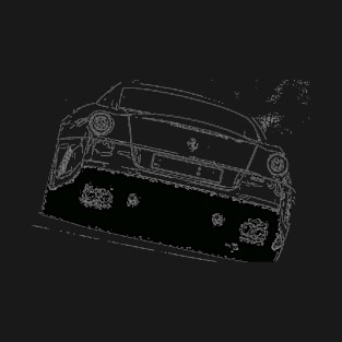 599 GTO Wireframe T-Shirt