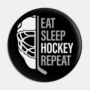 Eat Sleep Hockey Repeat Pin