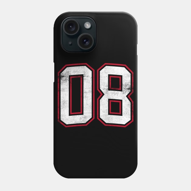 Number Eight 8 Phone Case by cowyark rubbark