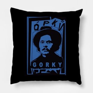 Maxim Gorky in Blue Pillow