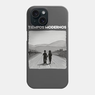 Modern Times illustration with Title Phone Case