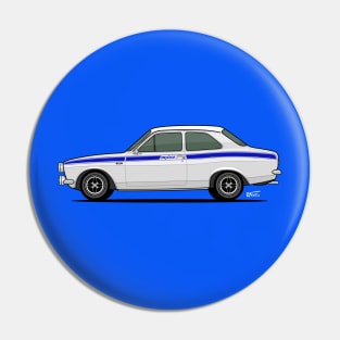 Ford Escort Mexico side profile Pin