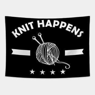 Knitter - Knit happens Tapestry