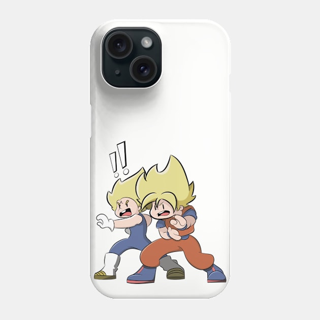 Goku and vegeta Phone Case by Slayerem