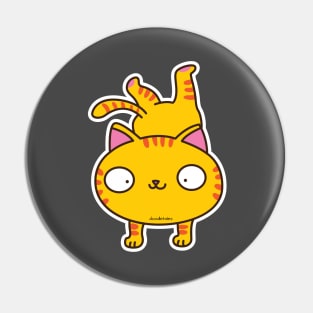 handstand cat Pin