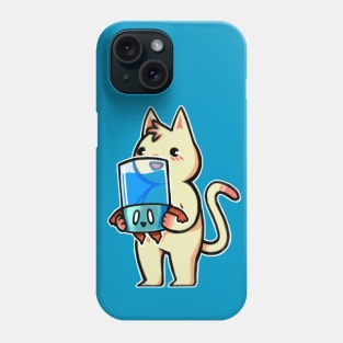 Tank Guy and Kitty Phone Case