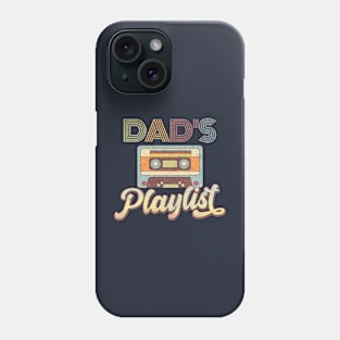 Dad's Playlist Vintage Retro Cassette Music Phone Case