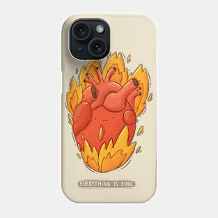 Everything is fine Phone Case
