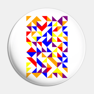 Amazing Geometric Colourful Triangle Pattern #1 Pin