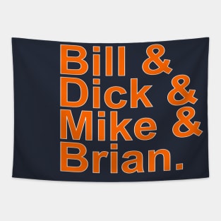 Bears Great Middle Linebackers Tapestry