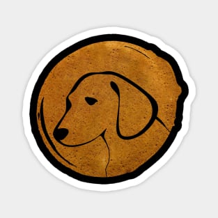 Dog_coffee_stain Magnet