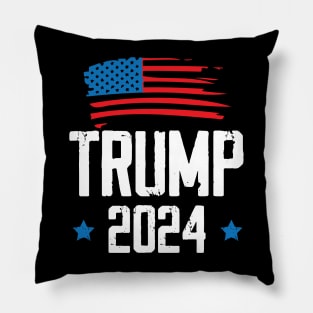 Retro President Donald Trump 2024 Pillow