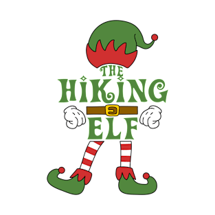 The Hiking Elf Christmas Family Matching Outfits Group Attire T-Shirt