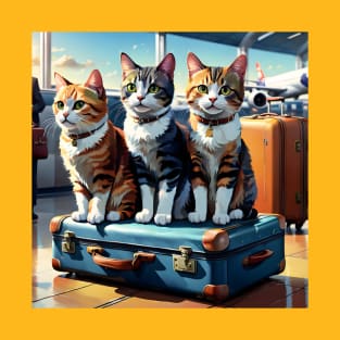 Baggage Claim Cats T-Shirt