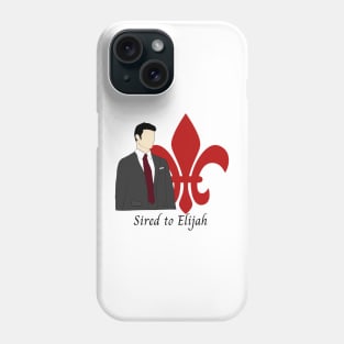 elijah mikaelson sired to elijah fleur de lis the originals Phone Case