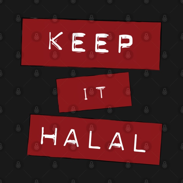 Keep It Halal, Punch Label Maker style by SubtleSplit