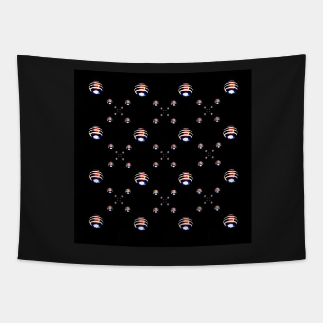 Space balls for Christmas Tapestry by bobdijkers