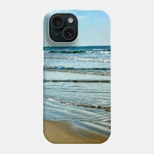 A Blue Patterned Sea Phone Case