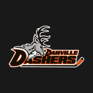 Defunct Danville Dashers Illinois Hockey Team T-Shirt
