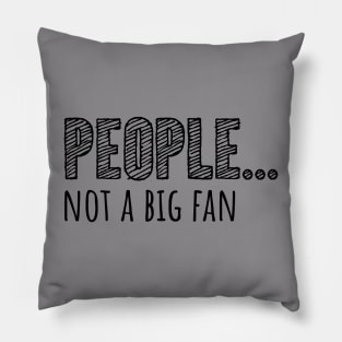 People... Not A Big Fan Pillow