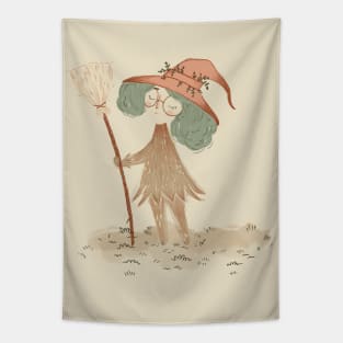 Mushroom witch Tapestry