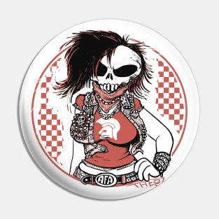 Skull Punx Gal Pin