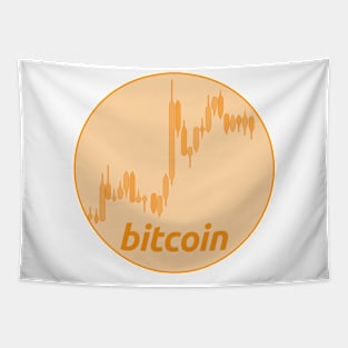 Bitcoin - Orange Tapestry