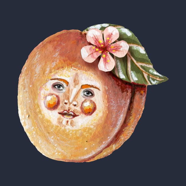 Peachy Pete the peach head by KayleighRadcliffe