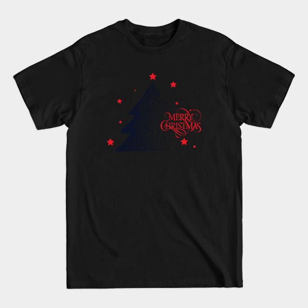 Discover T-Shirts Merry Christmas Tree Wishes Santa