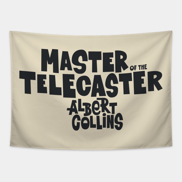 The Ice man -  Albert Collins, the Master of the Telecaster Tapestry by Boogosh