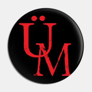 U M Ubermensch Superhuman Overman Symbol Acronym Nietzsche Pin