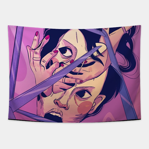 Lost in my mind Tapestry by Gabimelon