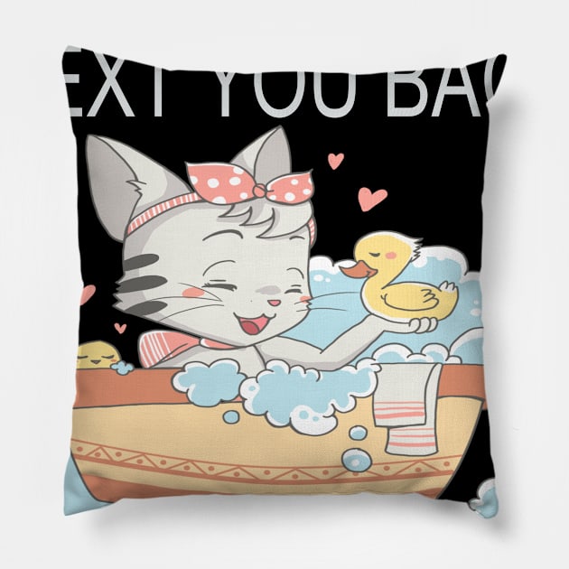 If Cats Could Text You Back - They Wouldn't Pillow by houssem