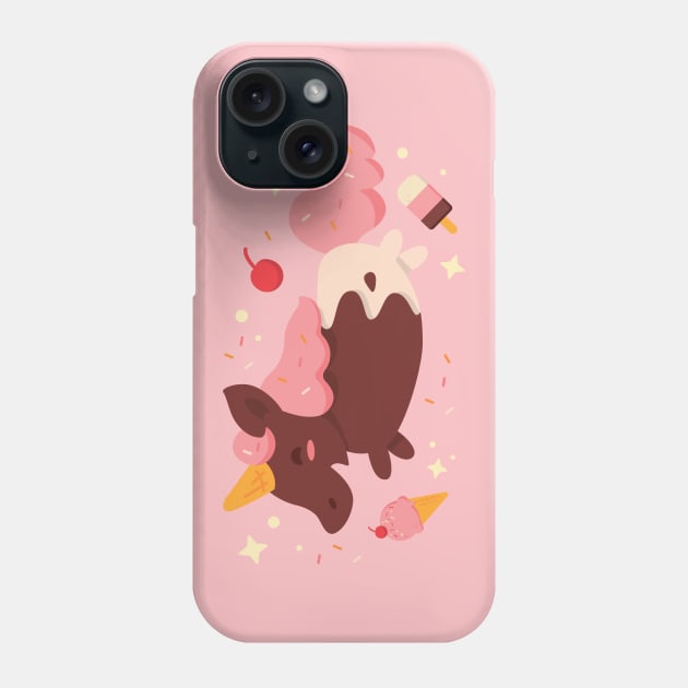 Foodiecorn - Creme Phone Case by zacrizy