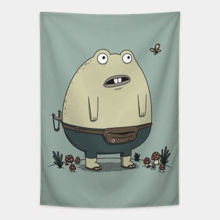 Chubby Frog Adventure Tapestry