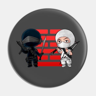 Snake Eyes and Storm Shadow of the Arashikage Clan Pin