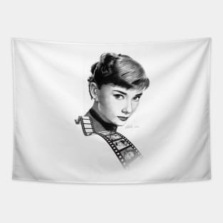 Hollywood stars: Audrey Hepburn Tapestry