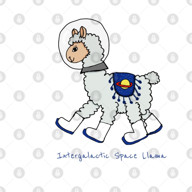 Intergalactic Space Llama by Geometrico22