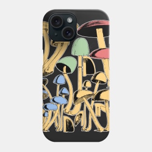 Botanical Mushroom Shirt | Psychedelic Fungi Plants Phone Case