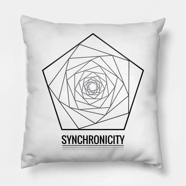 sacred geometry Pillow by madeinchorley